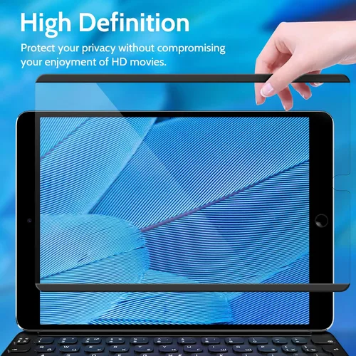 Vista 5 de Peslv Protector de pantalla magnético de privacidad para iPad de 9ª, 8ª, 7ª generación de 10.2 pulgadas, iPad Air 3ª y iPad Pro de 10.5 pulgadas