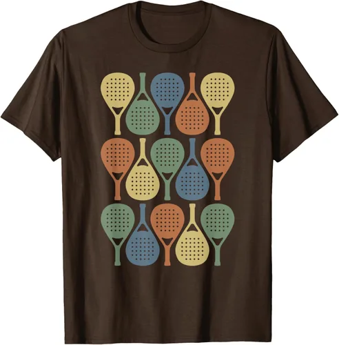 Vista 8 de Vintage Retro Padel Camiseta de Padel Sports Lover
