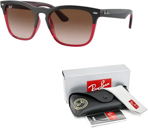 Vista 3 de Ray-Ban RB4487 - Gafas de sol cuadradas para hombres y mujeres + paquete con kit de gafas de cortesía de diseñador iWear