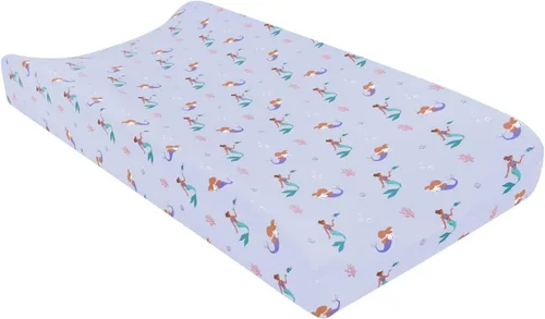 Vista 4 de Kyte Baby Change Pad Cover Rayon Made from Bamboo Material in Blush Butterfly
