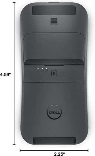 Vista 11 de Mouse de viaje Bluetooth Dell MS700, Bluetooth 5.0, par Microsoft Swift/par Dell (solo Windows 10 y 11), sensor óptico LED, desplazamiento táctil