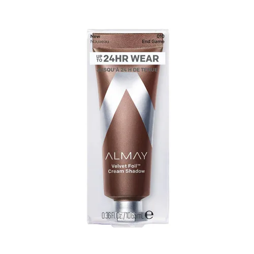 Vista 2 de Almay Velvet Foil Cream Shadow, End Game, 0.36 fl. oz., sombra de ojos metálica