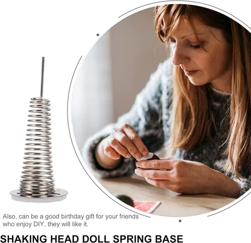 Vista 9 de EXCEART Shaking Head - Base de resorte para muñeca, 10 piezas, base de tablero de instrumentos, base de resorte, cabezal oscilante, reemplazos