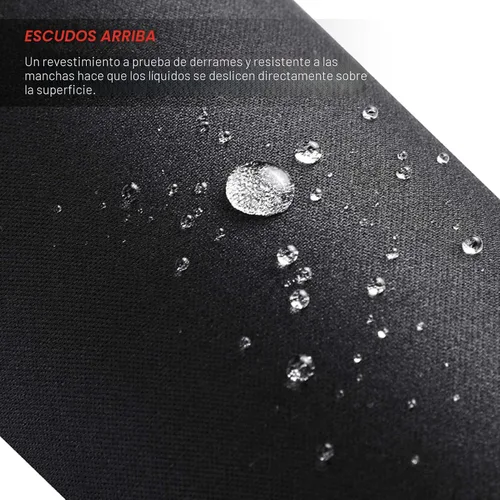 Vista 5 de Brothers Group Alfombrilla para mouse, 1 paquete Anti-Fray Stitched Edges, Premium Textured Surface, Non-Slip Rubber Base, Water and Stain