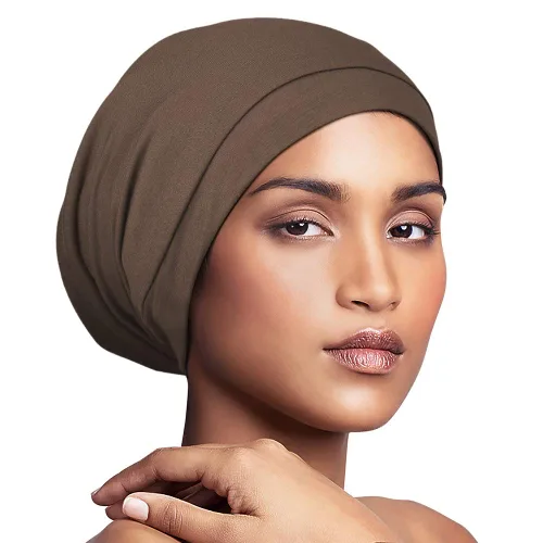 Vista 26 de Alnorm - Gorro con forro de satén y suave banda elástica para hombres y mujeres, talla única Se ajusta a la mayoría