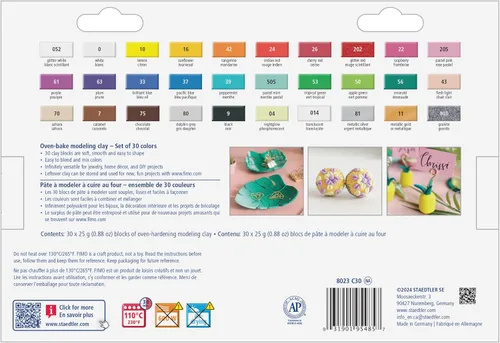 Vista 2 de STAEDTLER FIMO Soft Oven-Bake Polymer Modeling Clay: Kit de inicio de 30 piezas para joyería, escultura y manualidades para principiantes