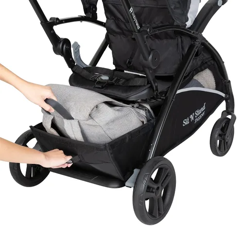 Vista 6 de Baby Trend Sistema de viaje para compradores 5 en 1 Sit N' Stand, Moondust