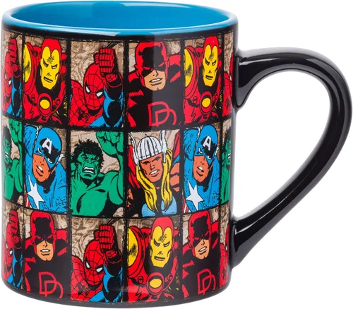 Vista 9 de Silver Buffalo Marvel Deadpool Nerdin Since the 90s Taza de Cerámica Camper, 20 Onzas Desde el, 0.59 Litros