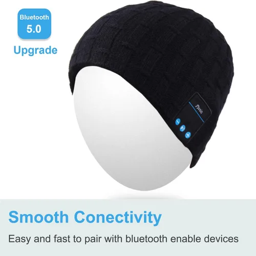 Vista 9 de Rotibox - Gorro inalámbrico con Bluetooth para deportes al aire libre, regalo de Navidad.