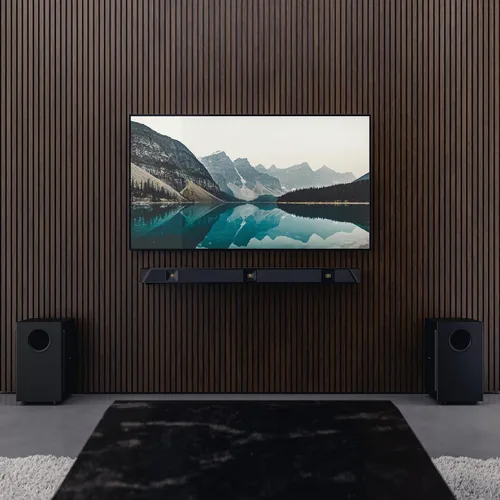 Vista 4 de Nakamichi Dragon and Shockwafe - Soporte de pared para barra de sonido
