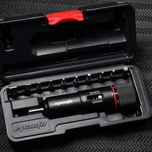 Vista 2 de EPAuto Destornillador manual para armas de fuego Engranajes de bicicleta, 10-65 pulgadas/Lbs - 10 bits, negro