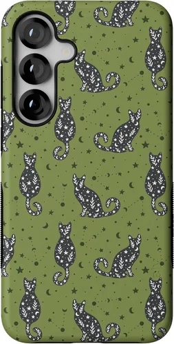 Vista 403 de Casely Funda para Galaxy S9 Postura de cadáver Yoga de esqueleto Diseño protector delgado esencial de doble capa