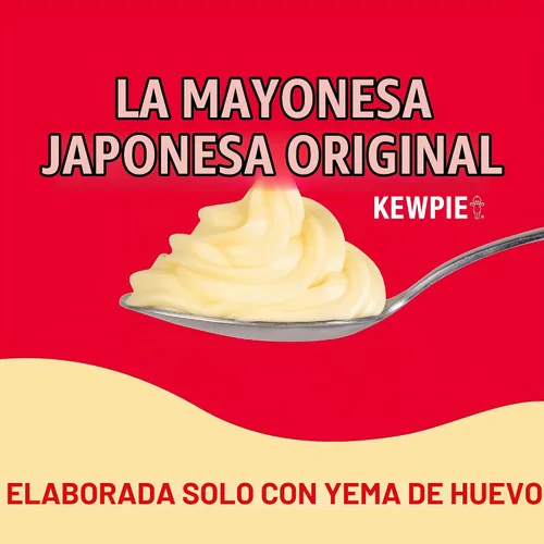 Vista 4 de Kewpie Mayonesa, botella exprimible de sándwich de mayonesa, estilo japonés, tubo de 12 onzas (paquete de 1)