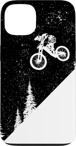 Vista 7 de Funda para bicicleta de montaña para iPhone 16, descenso, BTT, vintage, para ciclismo de montaña