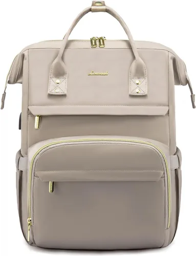 Vista 24 de Mochila para laptop LOVEVOOK para mujer, Negro, Mochilas Daypack