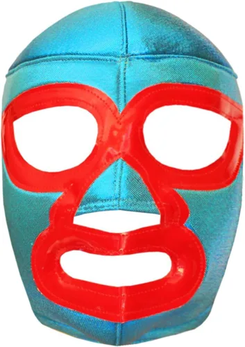 Vista 2 de Dis Máscara de lucha libre de Nacho Libre (PRO - Ajuste) para disfraz de Make It Count