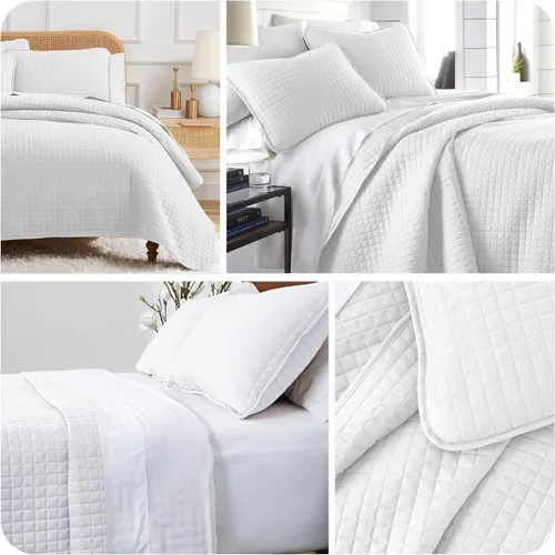 Vista 9 de Southshore Fine Living, Inc. Juego de edredón individual XL, colcha de microfibra acolchada, juego de edredón individual con funda de almohada, ropa