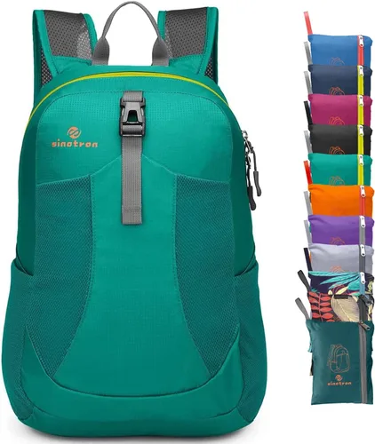 Vista 12 de Sinotron - Mochila de senderismo ligera y plegable de 22 l, mochila pequeña de senderismo, mochila de día para mujeres, hombres, viajes, camping