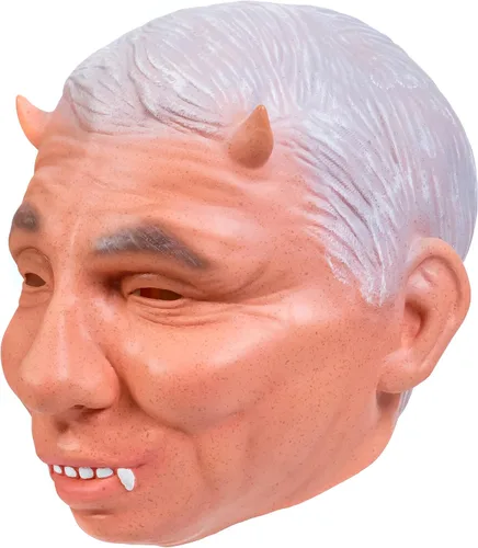 Vista 6 de Máscara de Fauci para Halloween disfraz de Dr Tony Fauci para ancianos máscara realista y aterradora para fiesta de Halloween máscara facial