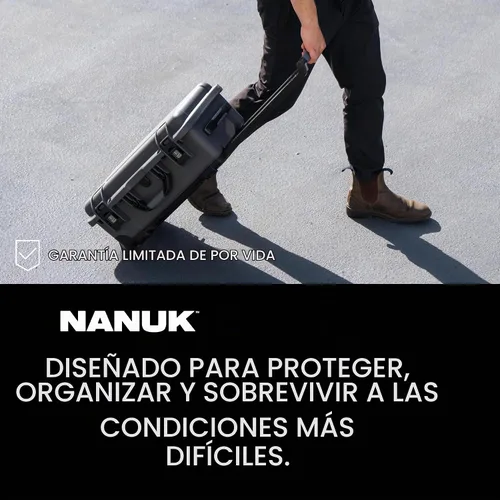 Vista 8 de Nanuk 935 - Maletín rígido impermeable con ruedas vacío Negro