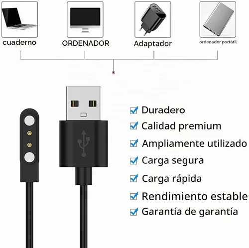 Vista 5 de VeryFit - Cargador de reloj inteligente para IDW13/IDW16/IDW19/IDW25/IDW26/IDW28/ID208
