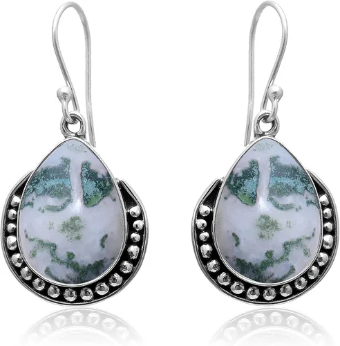 Vista 45 de Veracity Jewelry - Aretes de plata de ley con piedras preciosas para mujeres y niñas, regalo para su cumpleaños, aniversario, esposa, mamá, novia