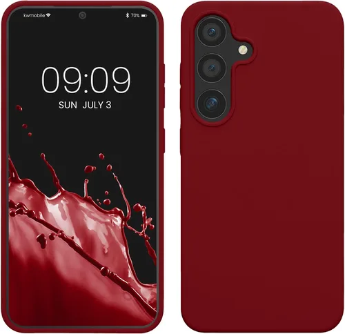 Vista 112 de kwmobile Funda compatible con Samsung Galaxy S9 - Funda de silicona TPU con acabado suave - Blue Reef