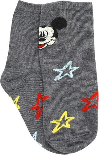 Vista 5 de Disney Paquete de 5 calcetines de Mickey Mouse para niño, Azul