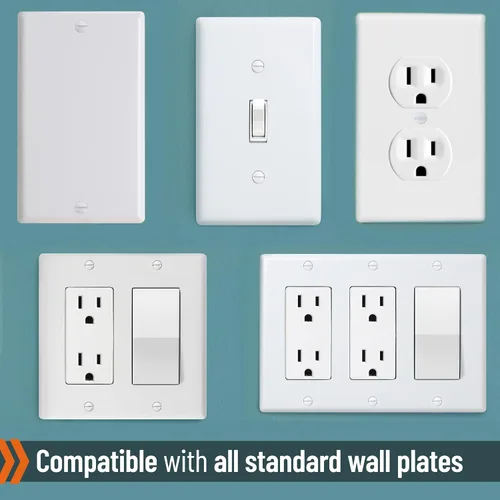 Vista 3 de Bates- Tornillos de placa de pared, 6-32 x 1, 30 piezas, tornillos largos, 6-32 tornillos