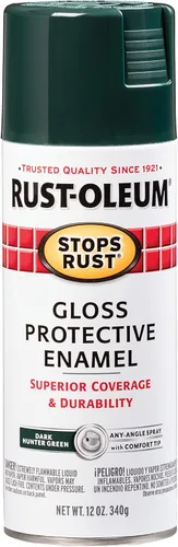 Vista 89 de Rust-Oleum 7776830 - Pintura en aerosol para prevención del óxido, 12 onzas, negro plano