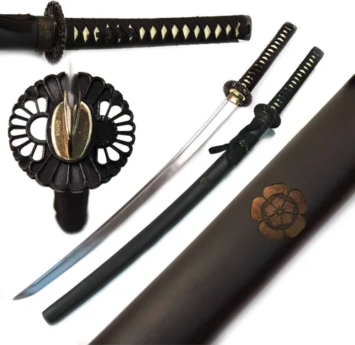 Vista 12 de Ace Martial Arts Supply Katana japonesa hecha a mano de acero al carbono, Daito Samurái, espada afilada, lista para la batalla