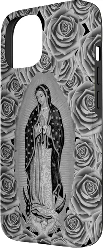 Vista 11 de Funda para iPhone 11 Nuestra Señora Virgen De Guadalupe Virgen María Floral
