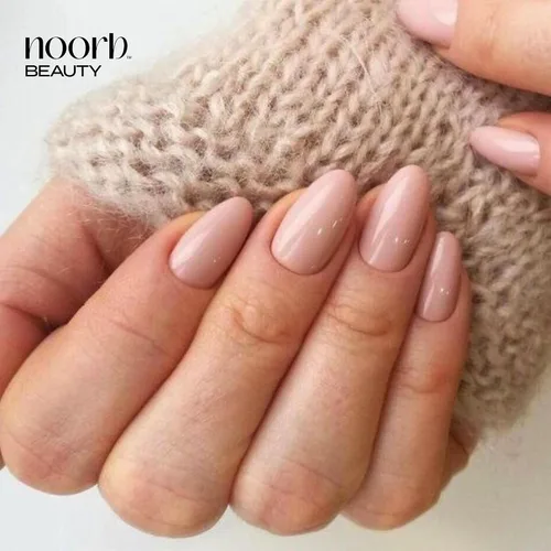 Vista 4 de Esmalte de uñas de gel rosa, esmalte de uñas de gel natural, esmalte de uñas en gel UV rosa (corazón bravo)