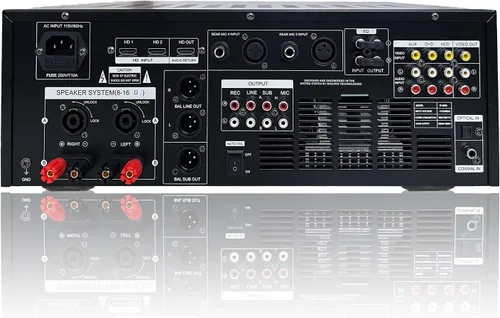 Vista 2 de Grabación IP-4000 3000W/Bluetooth/HDMI/ARC/Amplificador de mezcla de consola profesional óptica