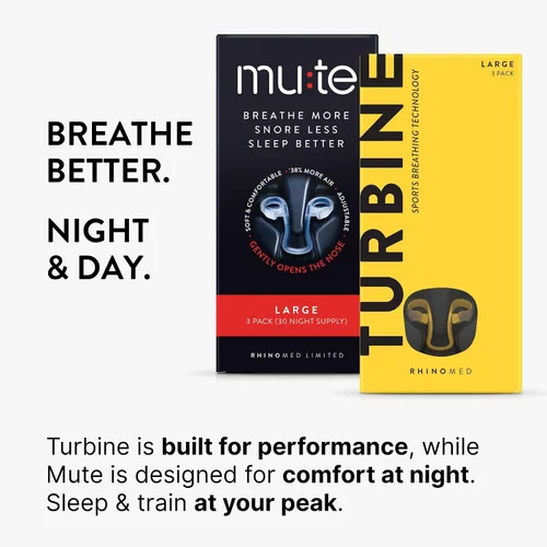 Vista 8 de Dilatador Nasal Turbine para Atletas - Paquete de 3 Dilatadores Turbine Diseñados para Entrenamiento Atlético - Aumenta el Flujo de Aire a