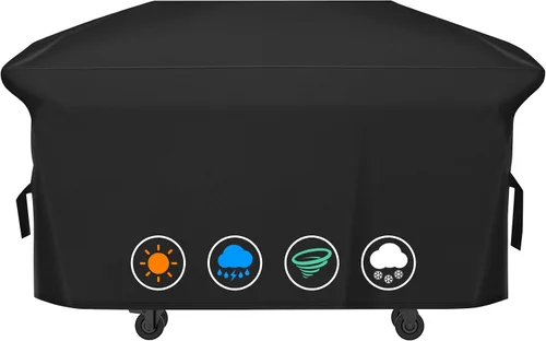 Vista 10 de Cubierta de poliéster 600D compatible con parrilla Blackstone Culinary de 30" 1901 1934 2092 2163 compatible con parrilla Blackstone ProSeries