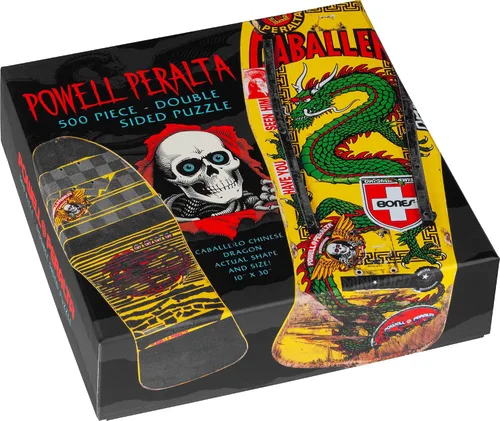 Vista 5 de Powell Peralta Rompecabezas De Monopatín Dragón Chino Caballero Amarillo