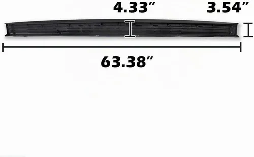 Vista 9 de PIT66 Tapa de moldura para portón trasero compatible con Ford F150 2009
