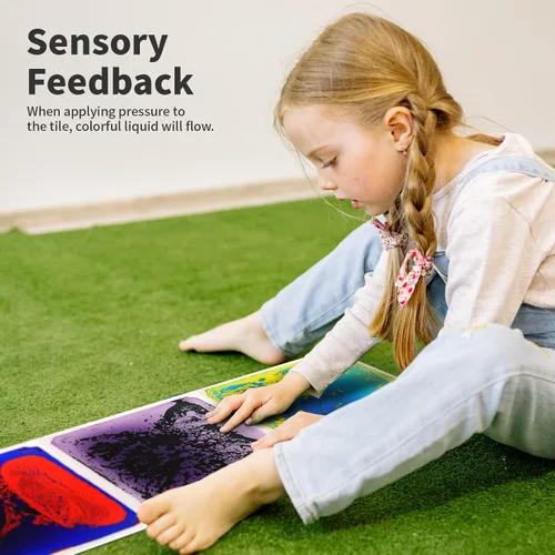 Vista 3 de Art3d Alfombrillas de agua sensoriales para bebés para niños autistas