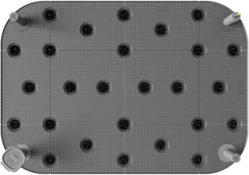 Vista 11 de Vego garden Suelo de riego automático de 2.0 x 5.0 pies para camas clásicas 4 en 1 de 17 pulgadas de alto