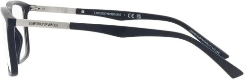 Vista 4 de Emporio Armani Gafas de sol rectangulares Ea3221f Low Bridge Fit para hombre