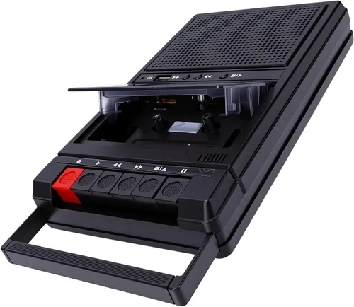 Vista 5 de Grabador portátil del reproductor de cinta del casete de la caja