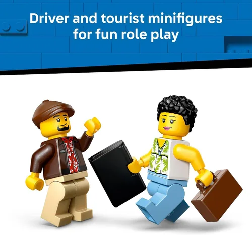 Vista 5 de LEGO City Taxi Amarillo 60487