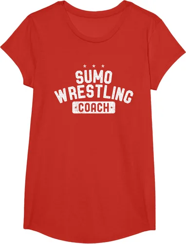Vista 65 de Camiseta vintage de lucha libre Sumo Entrenador de lucha libre, Negro, S