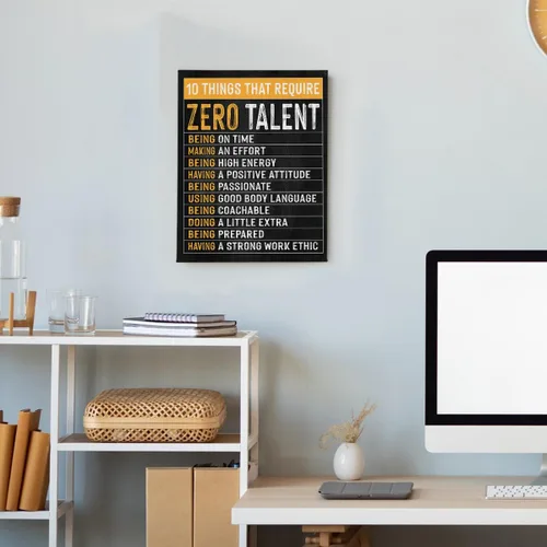 Vista 3 de BIWSHA Decoración de oficina, decoración de pared motivacional para oficina, citas inspiradoras, arte de pared para hombres y mujeres, pinturas