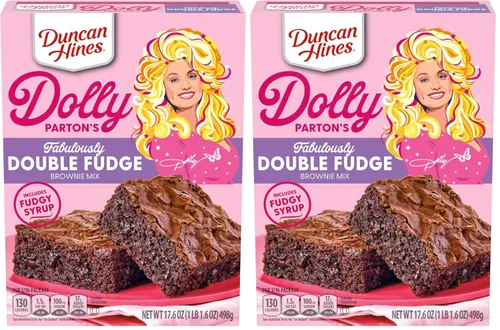 Vista 8 de Duncan Hines Brownie Mix, Fabulously Double Fudge, 17.6 oz.
