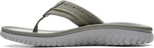 Vista 6 de Clarks Sandalias Wesley Post para hombre, oliva (Olive Synthetic)