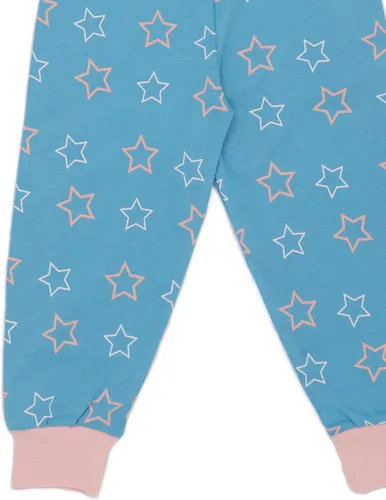 Vista 6 de CoComelon Pijama rosa de manga larga para niñas Conjunto de pantalones de descanso de personajes y camiseta de pijama Teddy Love Ropa
