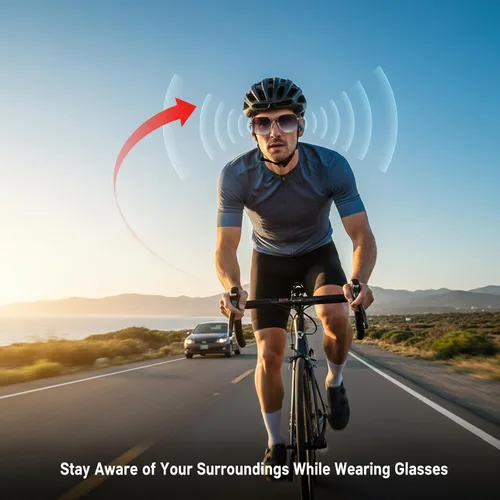 Vista 6 de Gafas inteligentes para hombres y mujeres, anteojos Bluetooth con micrófono y altavoces, gafas de audio de carga rápida compatibles con asistente