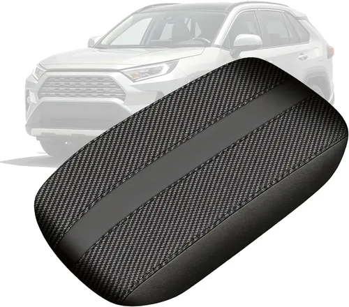 Vista 16 de AOMSAZTO Fundas de reposabrazos para Toyota RAV4 2013-2018 Beige